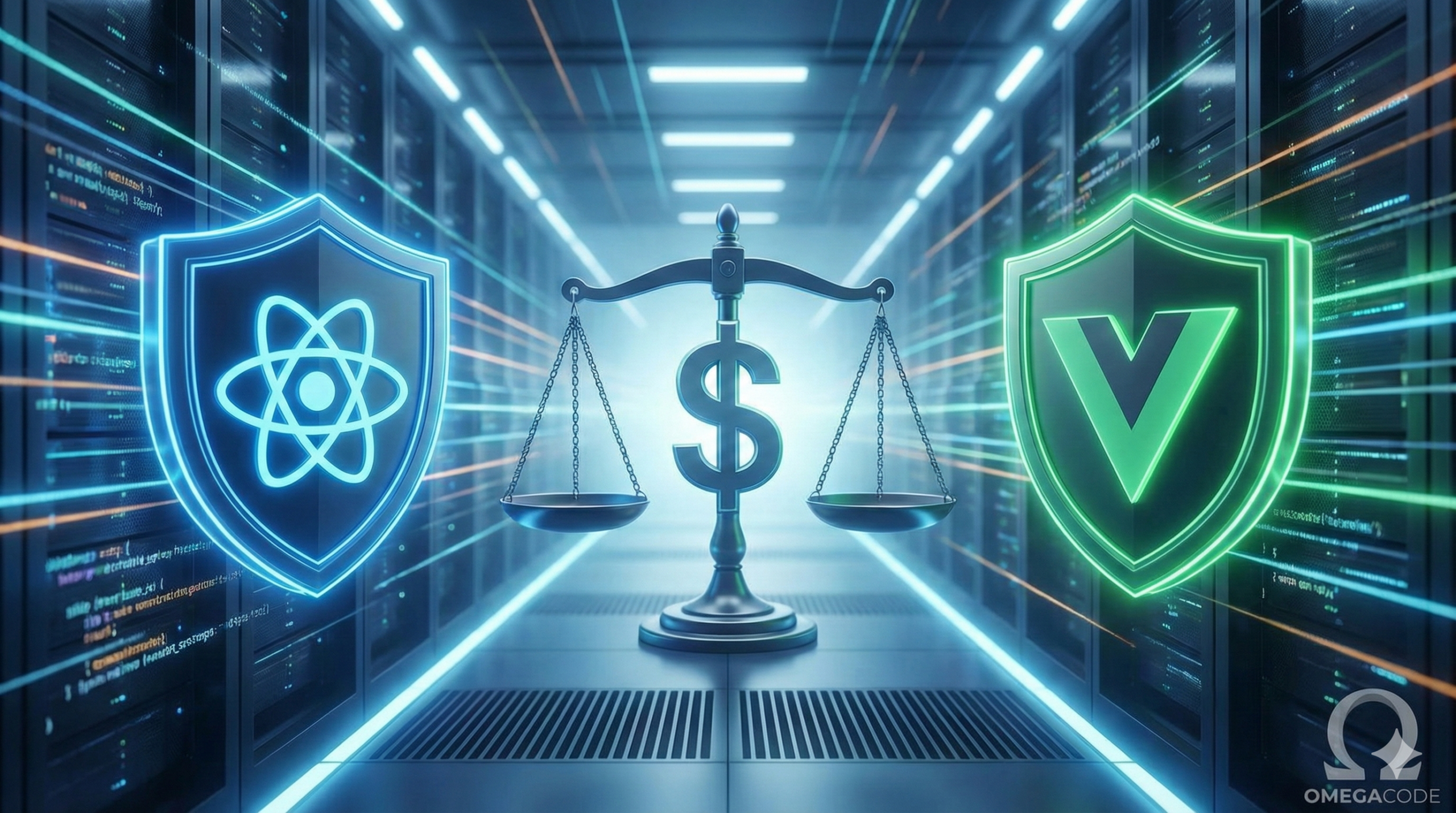 React vs. Vue: La decisión de negocio.